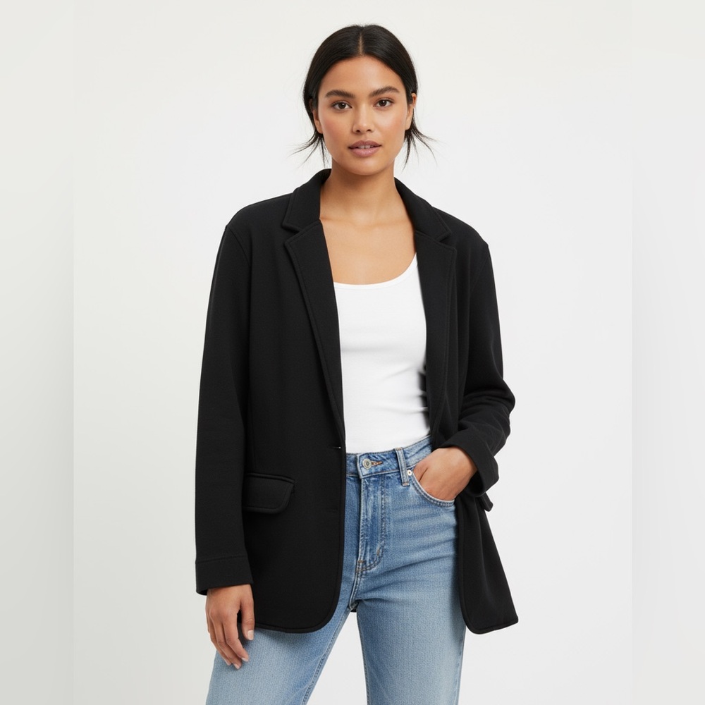 Aerie Black Cardigan Blazer